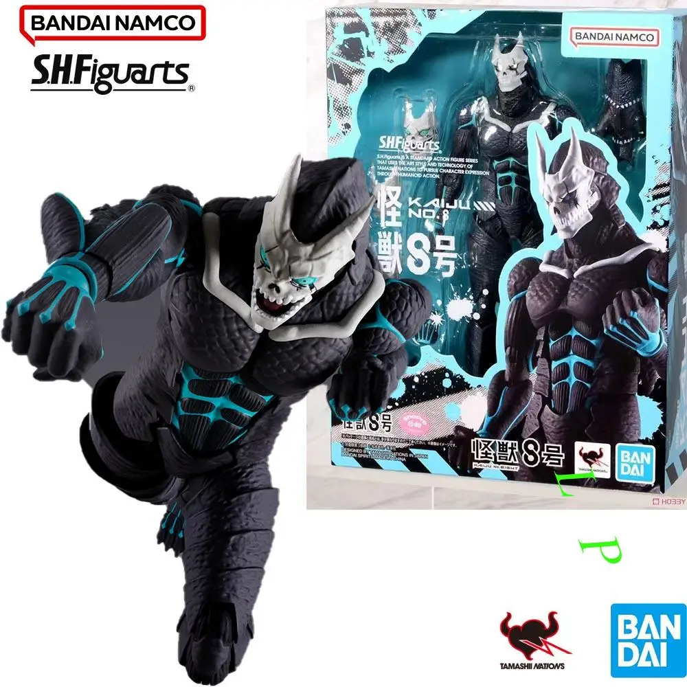 

BANDAI S.H.Figuarts KAIJU No. 8, в наличии, оригинальная аниме-модель, фигурка, оригинальная игрушка в штучной упаковке