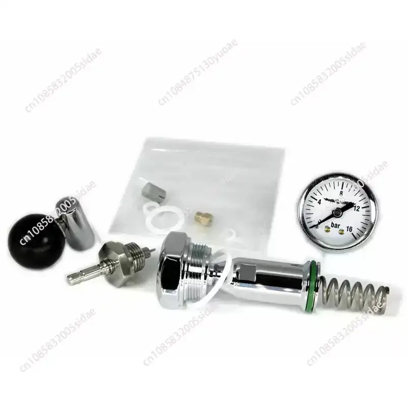 E61/ R58/Espresso Machine Flow Control Kit, Adjustable Needle Valve Pressure Regulator with Lever
