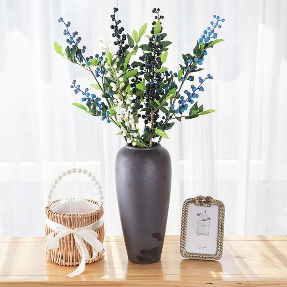 جديد 70 سنتيمتر فروع عيد الميلاد التوت متعدد الألوان صور الدعائم محاكاة التوت الأحمر تشكيلة الأزهار DIY بها بنفسك التوت الأحمر الاصطناعي هدية #4