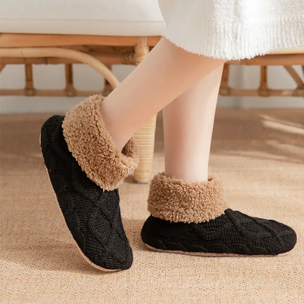 

New Warm Home Floor Socks Non-slip Fluffy Snow Socks Thickened Sleep Carpet Socks Women Men