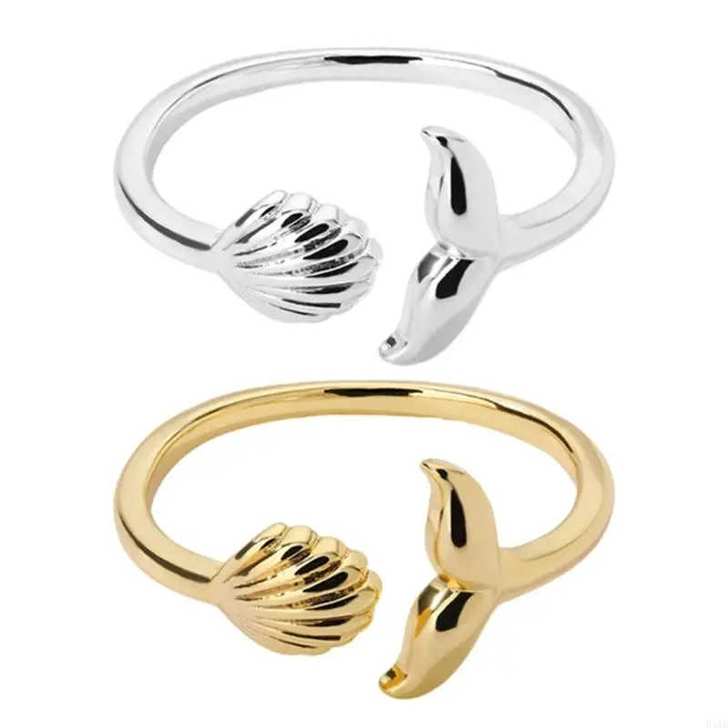 Anéis datação e15e anéis abertos anéis dedo ajustáveis ​​Tail cauda cauda cauda capa cobre, adequada para e