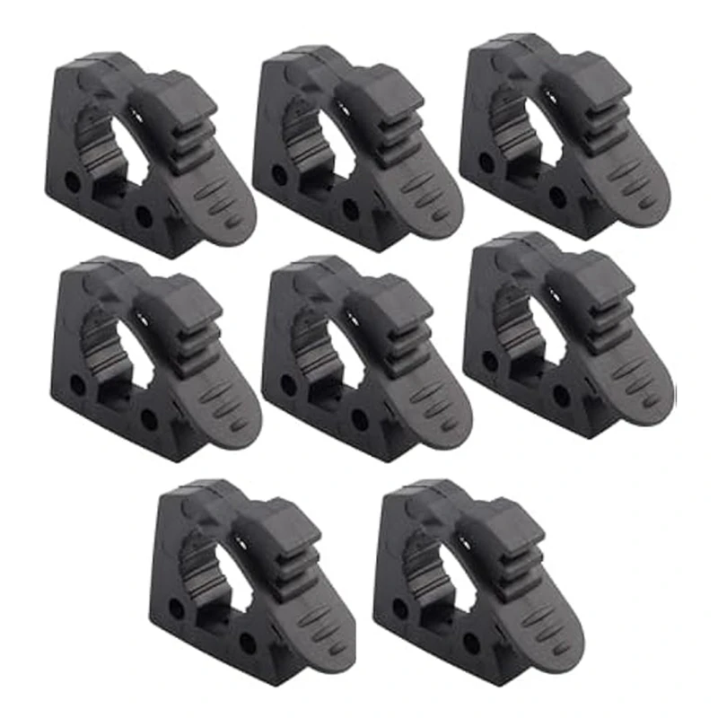 8Pcs Shovel Mount Kit For Roof Rack, Shovel Brackets Wall Mount Clamp For Roof Rack For 1-1/7 To 1-3/7Inch Diameter Tools Set