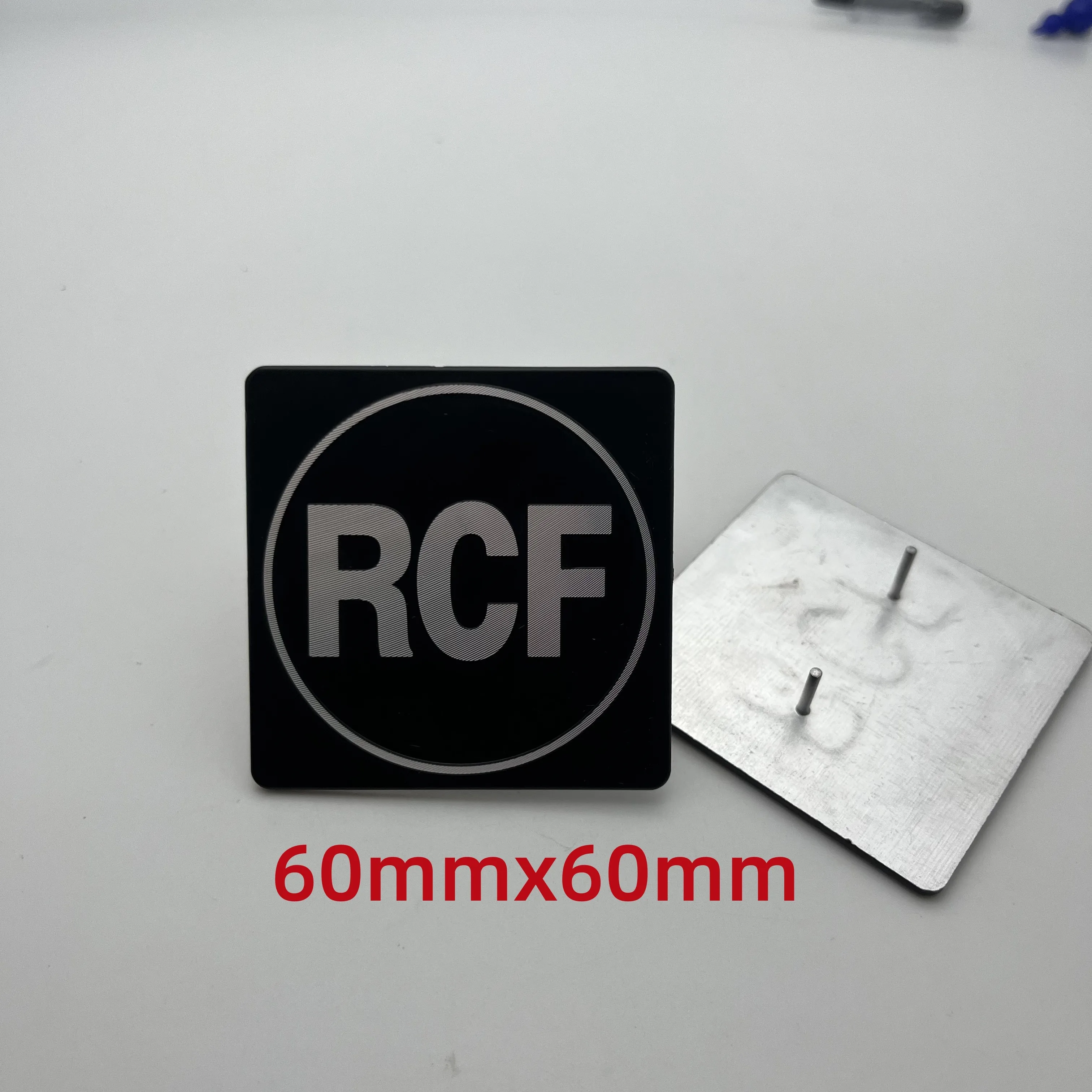 

10Pcs 20pcs RCF Emblem Sticker Metal High-Quality Aluminum Alloy Speaker Stickers Car Styling Badges Decoration Car Accessories