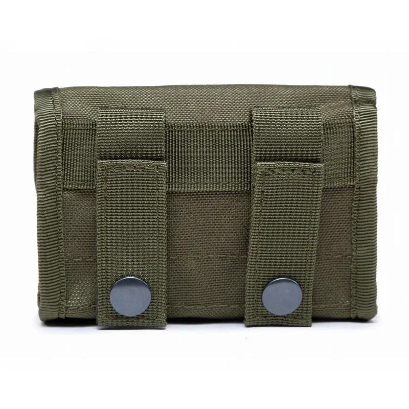 10 Rounds Tactical Ammo Waist Pouch, MOLLE Nylon Shot Shell Holder, Mini EDC Storage Bag for Outdoor Shooting Hunting