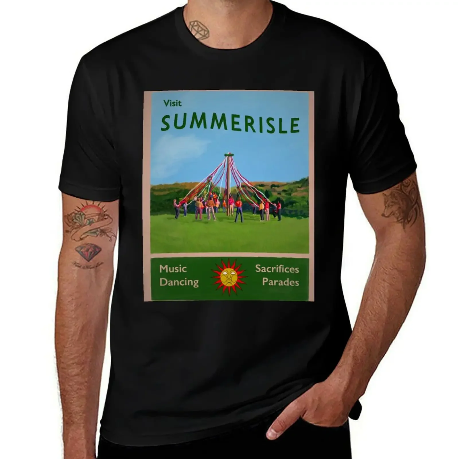 Visit Summerisle T-Shirt anime stuff oversized graphic tee tees mens clothes