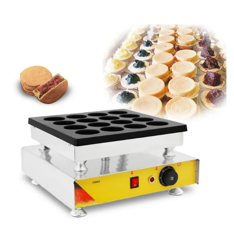 

Hot SaleTaiwan Egg Burger Electric Heating 16 Hole Automatic Wheel Cake Machine Stall Red Bean Cake Machine