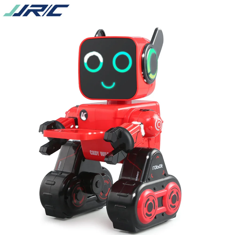 JJRC R4 روبوت RC ذكي تحسس حثي التحكم عن بعد الذكية روبو المستشار عملة البنك هدية للأطفال صبي فتاة ألعاب تعليمية
