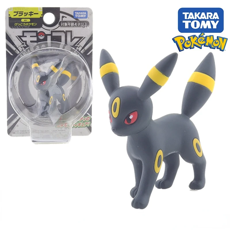 

TAKARA TOMY Pokemon Umbreon Genuine Doll Model High-Quality Kawaii Exquisite Appearance Perfectly Anime Figures Child's Gift