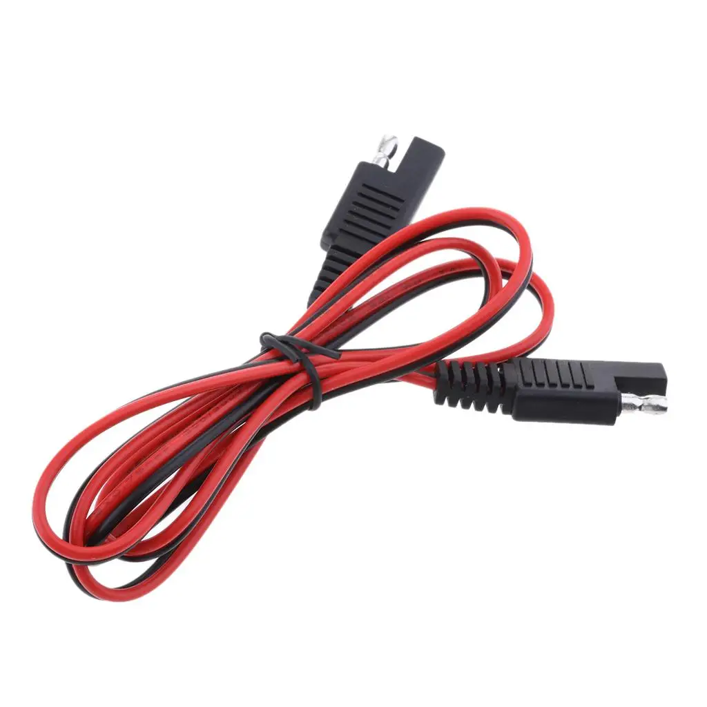 Universal 18AWG SAE Extension Adapters Charger Cables for Solar Panel Batteries