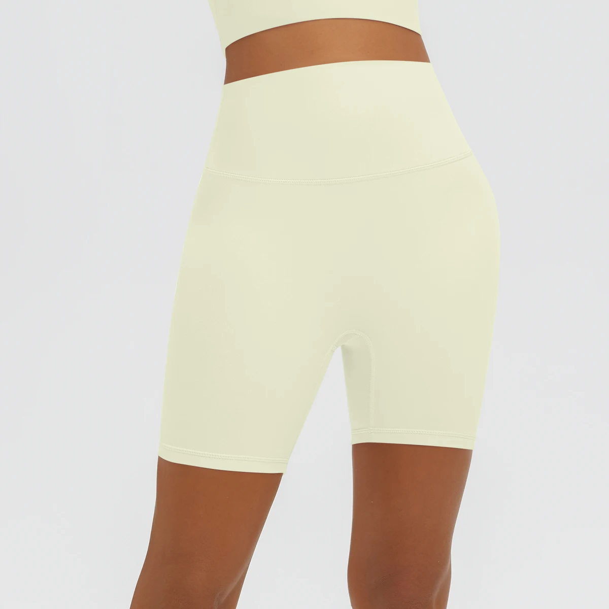 Damen Fitness Yoga Shorts Atmungsaktive Hüftformende Schnelltrocknende Sportshorts Sommer Gym Laufshorts mit Push-Up-Effekt für Frauen – Detail 27