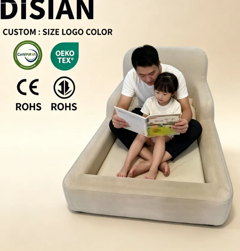 Disian Safe Fabric, Stylish Design That Blends Perfectly with Your Home Decor,Compressed Boneless Sofa Bed
