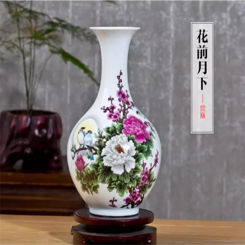 

Home decoration ceramic vase Desktop vase Porcelain ornaments, living room flower arrangements,Decorative porcelain