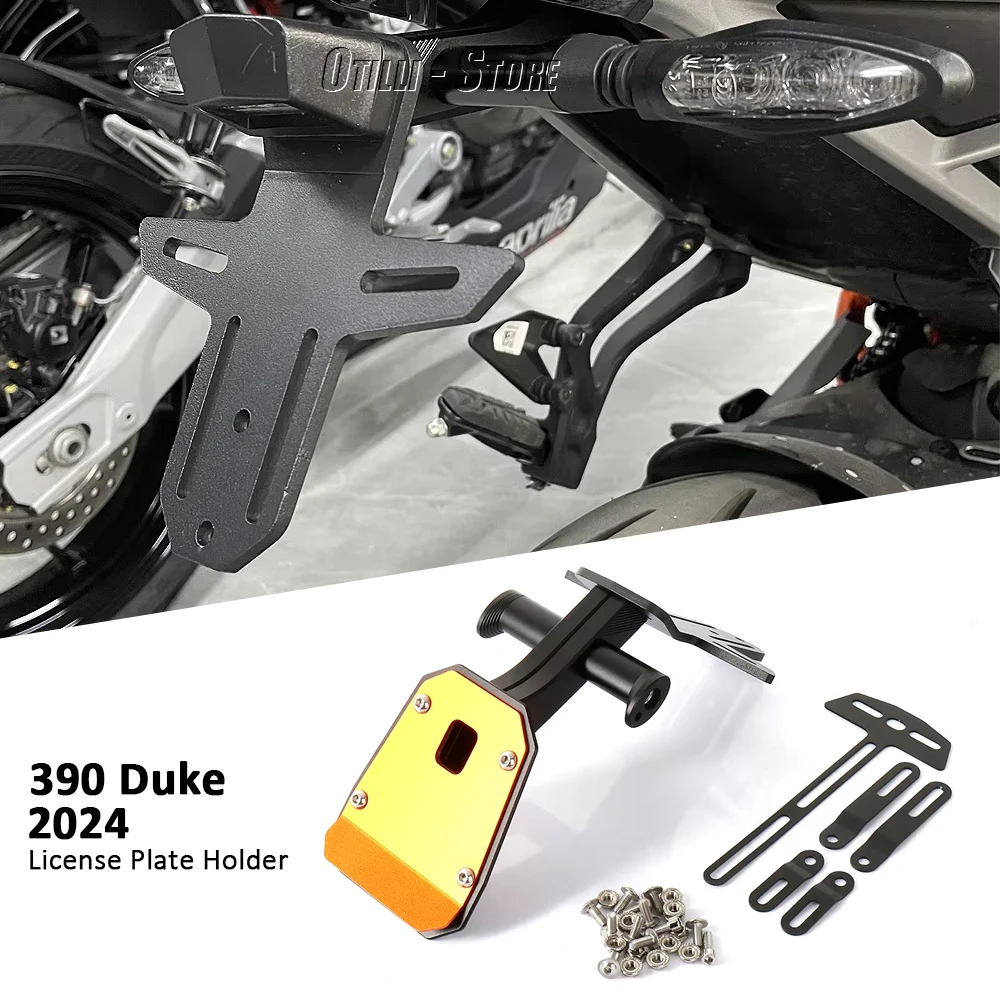 

Motorcycle Rear License Plate Holder Bracket Tail Tidy Fender Eliminator For 390DUKE 390Duke Duke 390 DUKE 2024