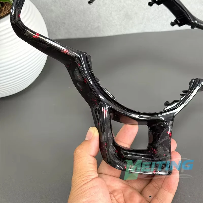 Forged carbon fiber steering wheel frame with multi-color selection suitable for Volkswagen Golf 7 MK7 7.5 R Rline GTI GTE GTS 5