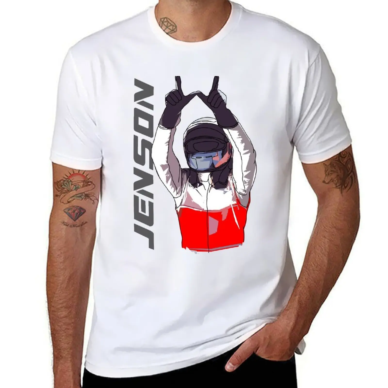 

shirt anime quality oversize Jenson cotton t t Button shirts man high T-Shirt t shirts designer