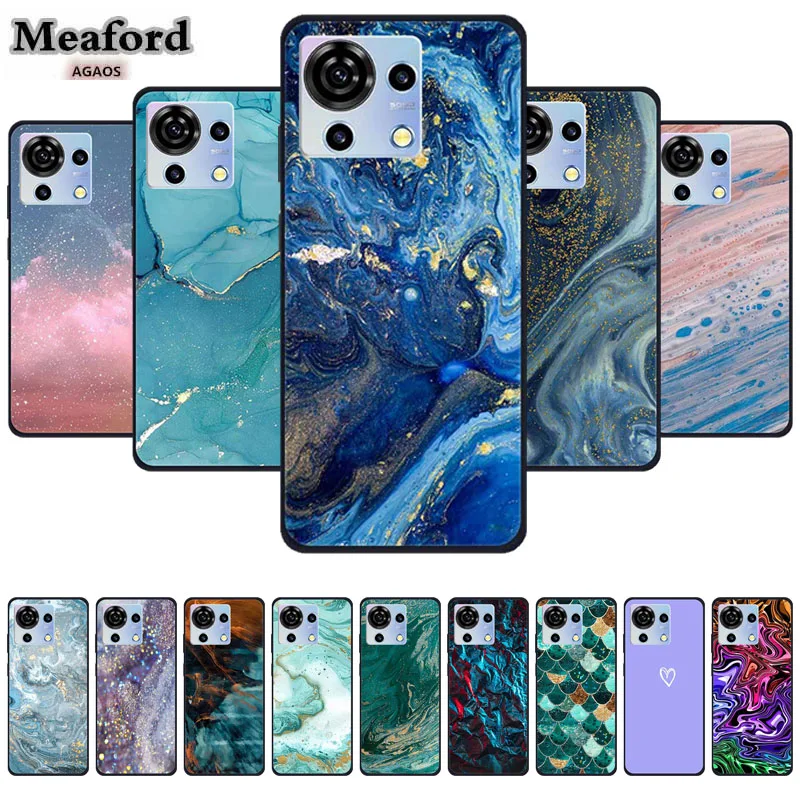 Marble Art Phone Case For ZTE Blade V40 Vita Luxury Silicone TPU Cover Soft Back Case for ZTE Blade V40 V 50 Vita Para Funda