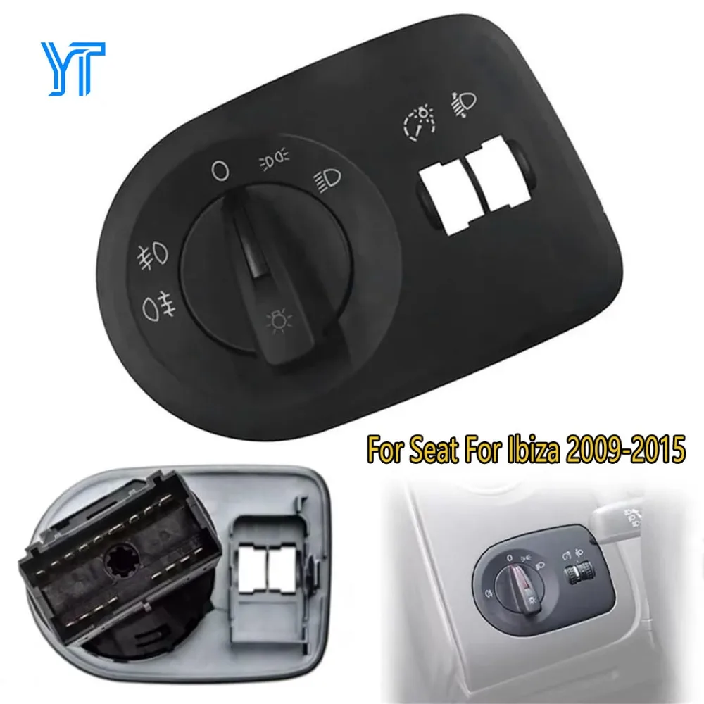

New Headlight Light Fog Light Control Switch Replacement Parts for Seat Ibiza 2009 2010 2011 2012 2013 2014 2015 Car Accessories