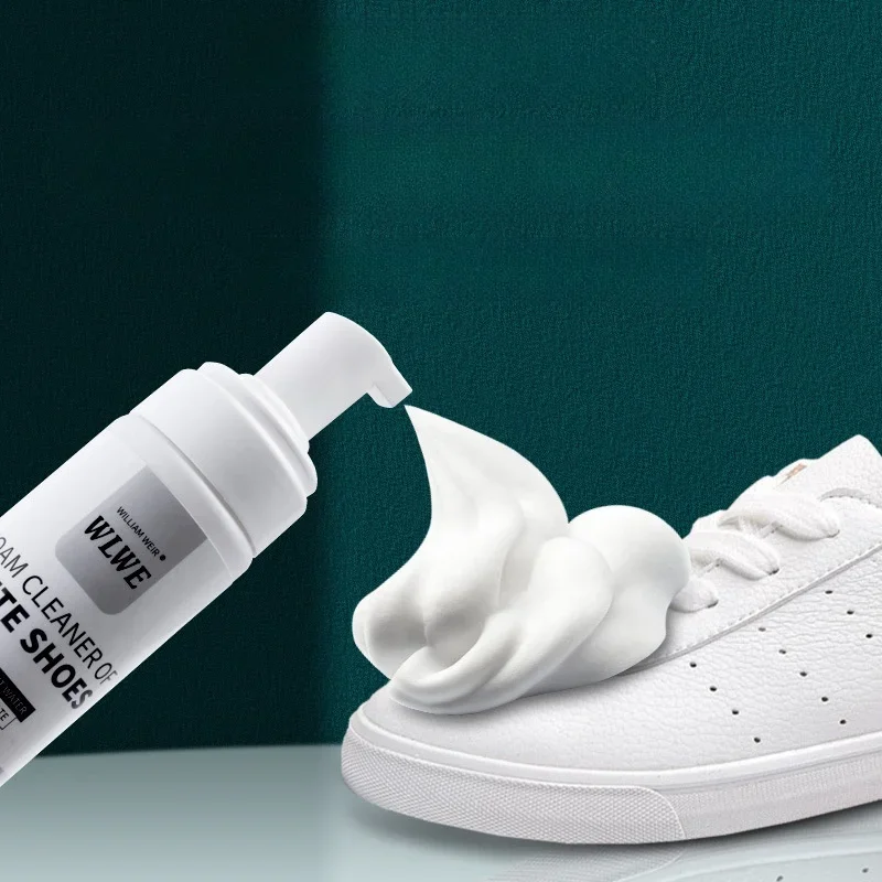 Foam Cleaner For White Shoes Whiten Cleaning Stain Dirt Remove Yellow Spray Foam Cleaner Decontamination White Shoes Cleaning