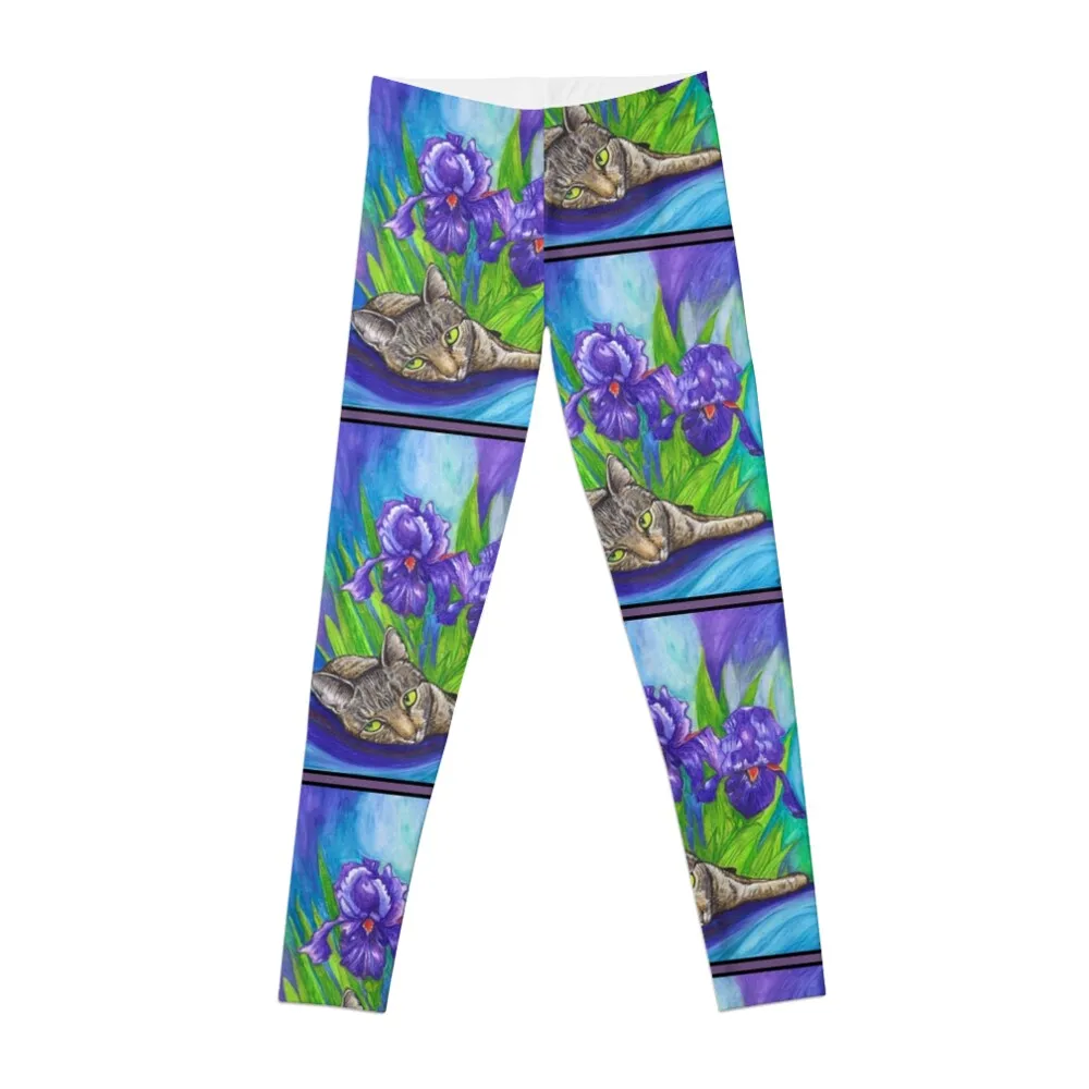 Paisley with Irises Leggings sports woman gym gym sportswear woman Womens Leggings