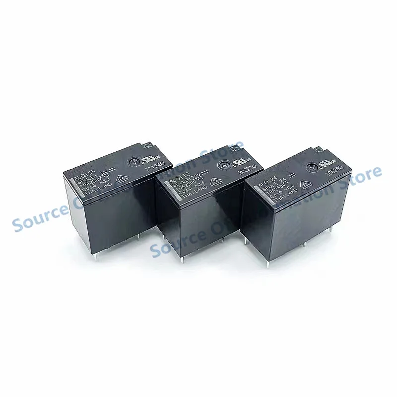 5Pcs ALQ105 ALQ112 ALQ124 Poewr Relay ALQ305 ALQ312 ALQ324 5V 12V 24V 4Pin/5Pin 10A