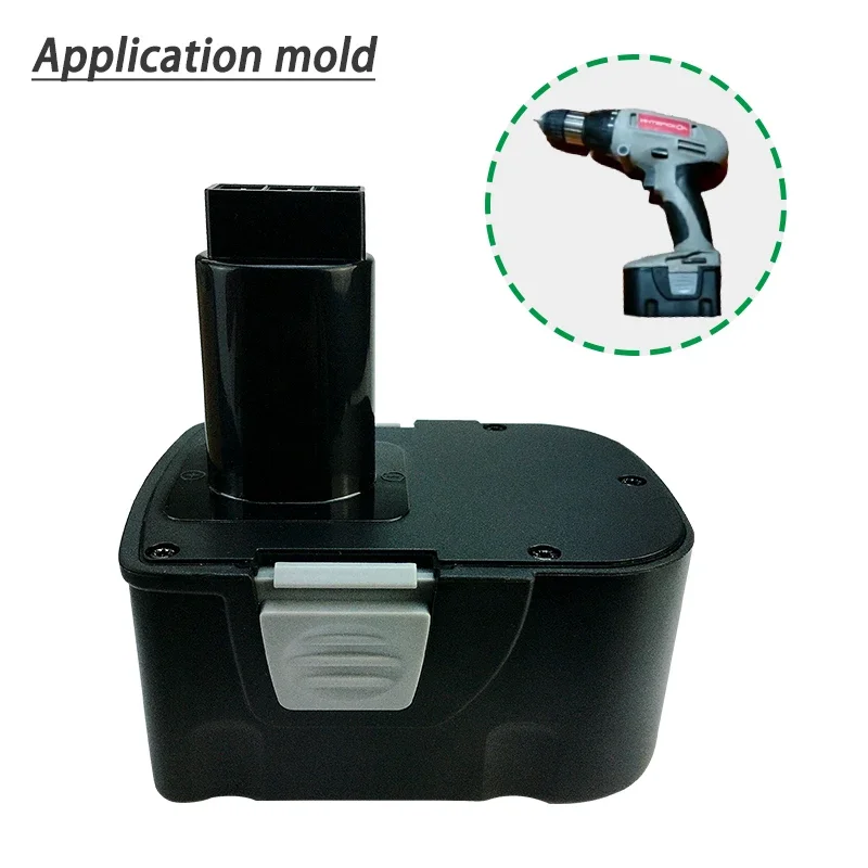 استبدال بطارية قابلة للشحن 14.4 فولت 6800 مللي أمبير في الساعة لبطارية أداة الطاقة، مناسبة لجهاز الحفر اللاسلكي Interskol H 14.4 فولت #2