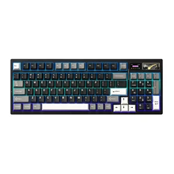 YUNZII IF99 Black Mechanical Gaming Keyboard, QMK/VIA Custom Smart LCD Display Wireless Gasket Hot Swap RGB Keyboard for Mac/Win