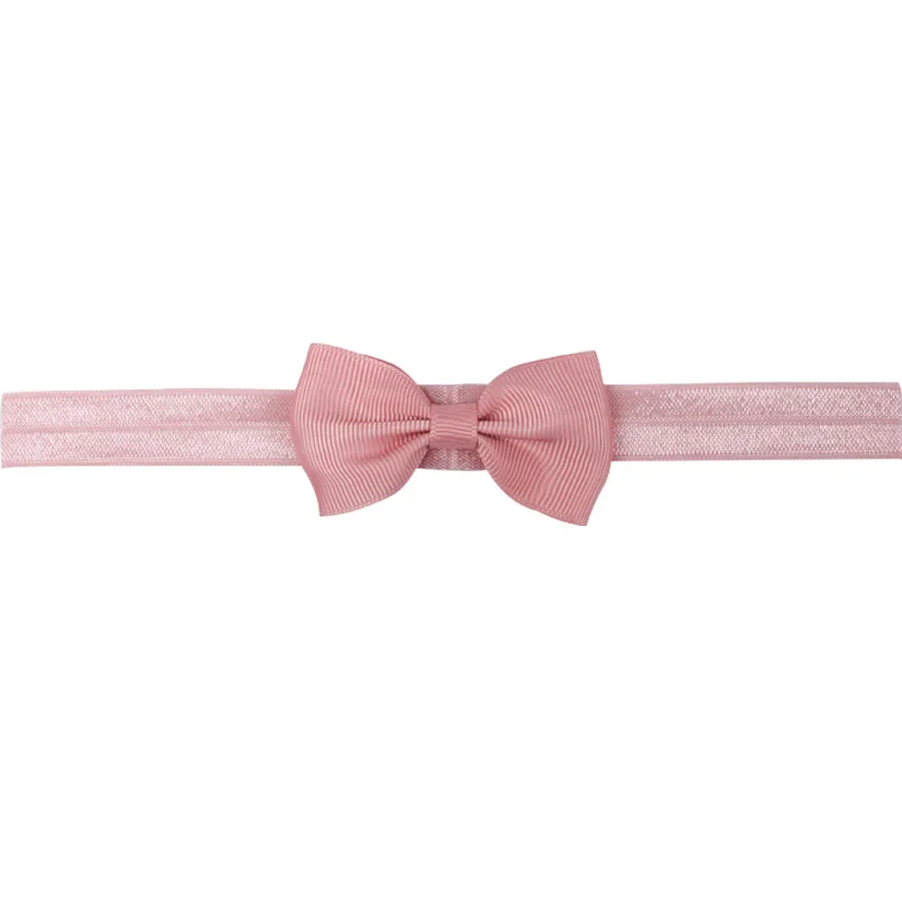 20pcs/set Cute Bow Tie Headband Hair band DIY Handmade Grosgrain Ribbon Elastic Hairband Baby Kids Hair Accessories