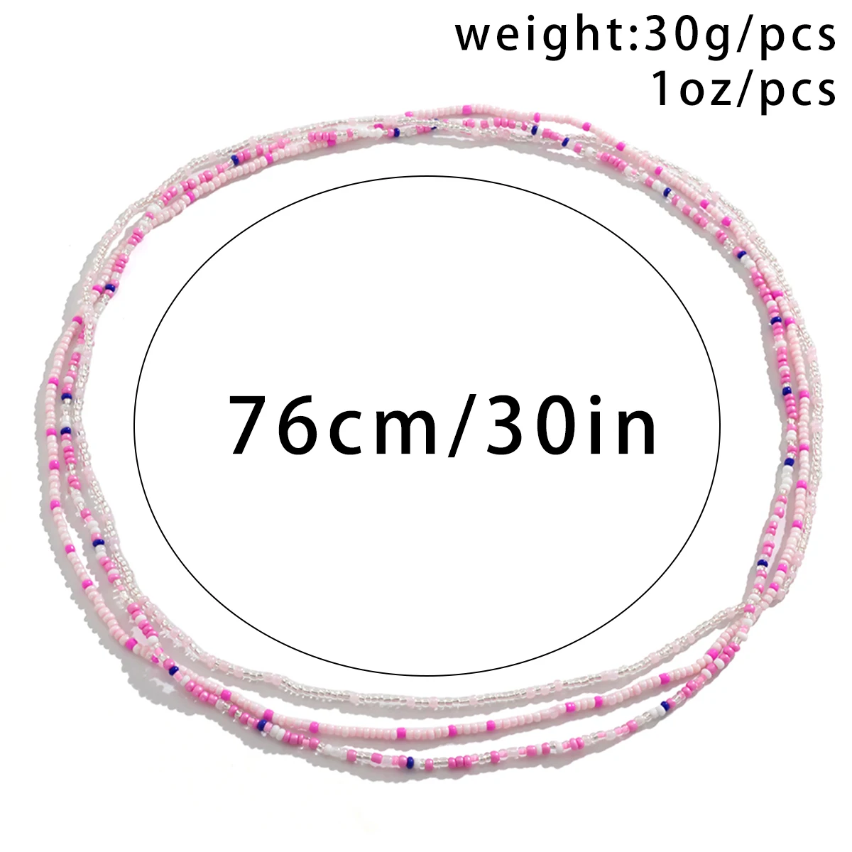 Ingemark 3 قطعة/المجموعة بوهو مرونة البذور الخرز الخصر حزام البطن سلاسل المرأة الصيف بيكيني مثير الجمالية الجسم مجوهرات اكسسوارات
