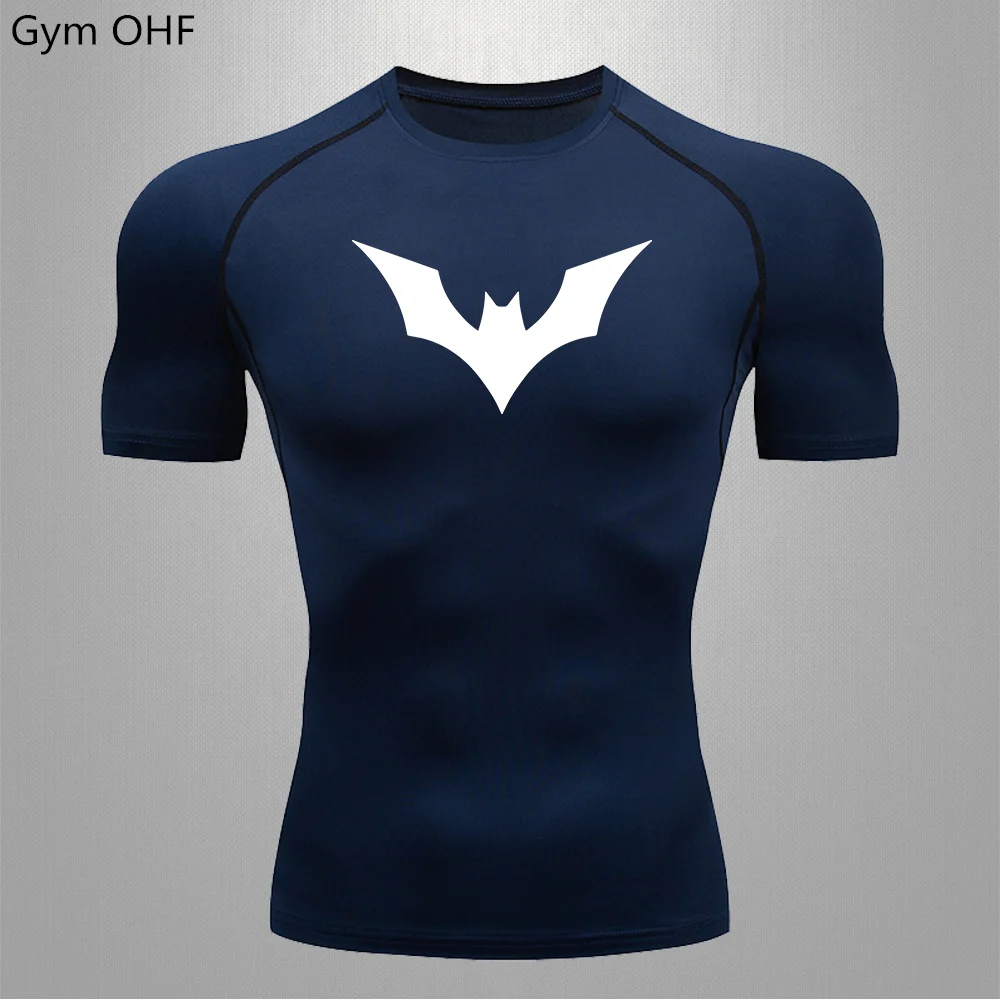 

Rashguard Men'S High-Quality Sports T-Shirt, Tight Fitting Top, Jogging, Running, Fitness, Quick Drying Short Sleeved Dry Fit