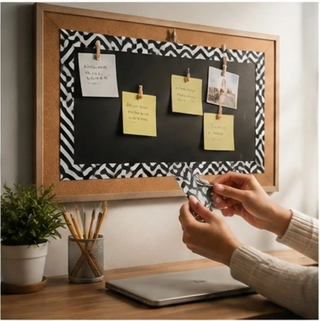 1 Roll Black White Border Sticker Bulletin Board Classroom Decorations Labeling Reminder Chalkboard Sticker 10M