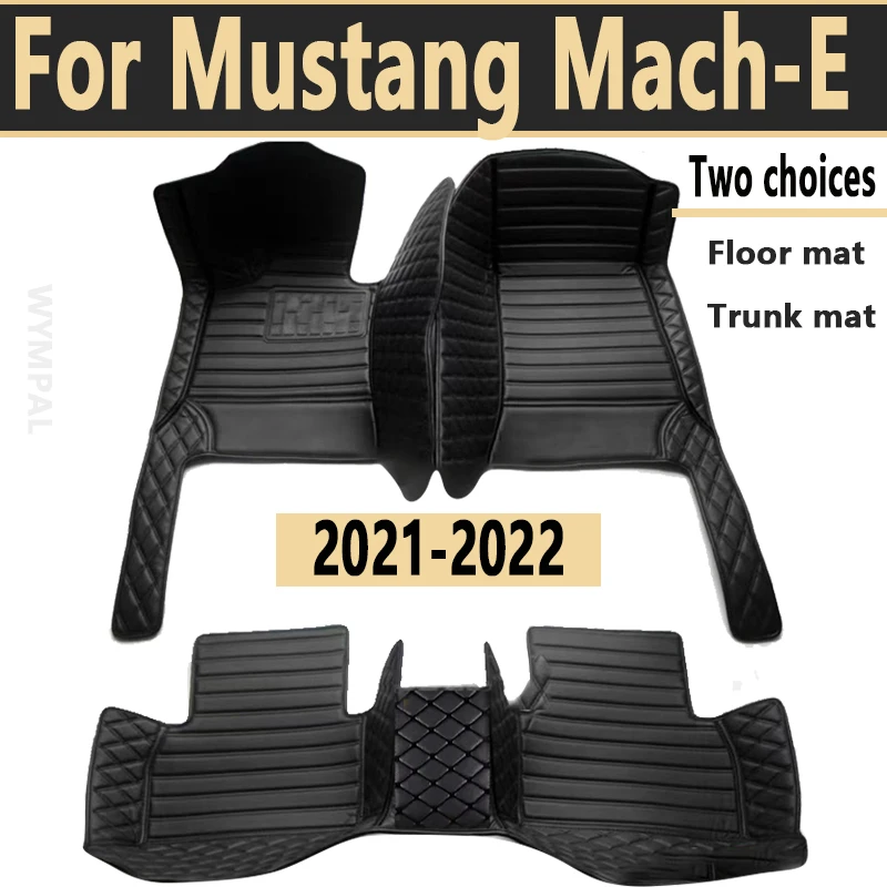 

Автомобильные коврики для Ford Mustang Mach-E 2021 2022, индивидуальные подкладки для ног, аксессуары для интерьера