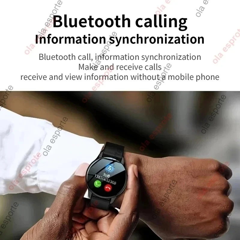 ساعة ذكية جديدة 6 مراقبة الصحة ساعات نسائية مقاوم للماء بلوتوث دعوة معدل ضربات القلب Smartwatch 2025 ساعة رياضية للياقة البدنية