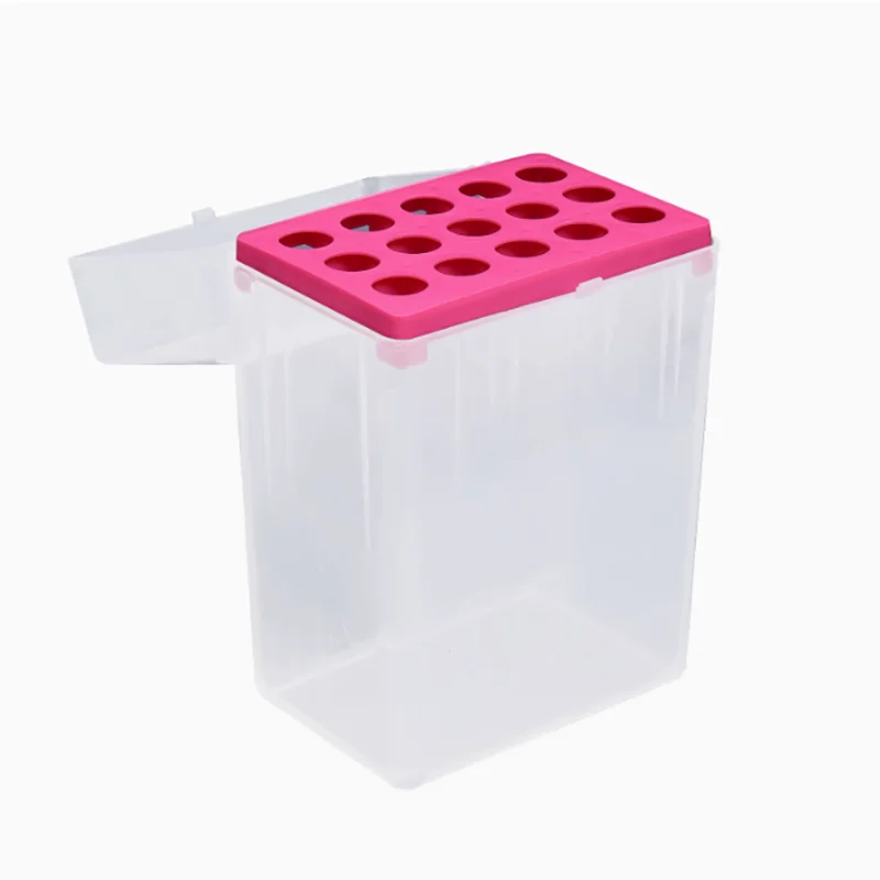 Square plastic pipette suction head box red core step type 10 100 200ul 1 5 10ml 60/96/100 holes