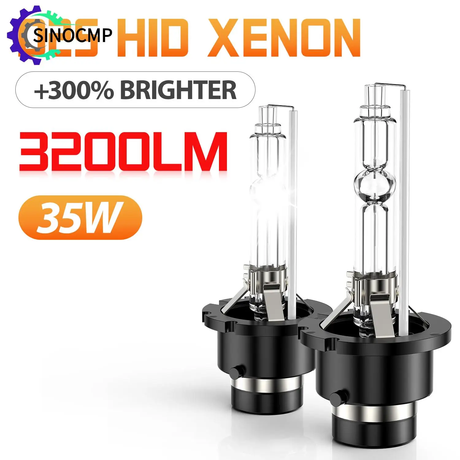 

2 шт. D2S HID лампы ксеноновые фары автомобильные светодиодные фары Canbus 35 Вт 4300 К стандартные лампы автомобильные фары аксессуары замена