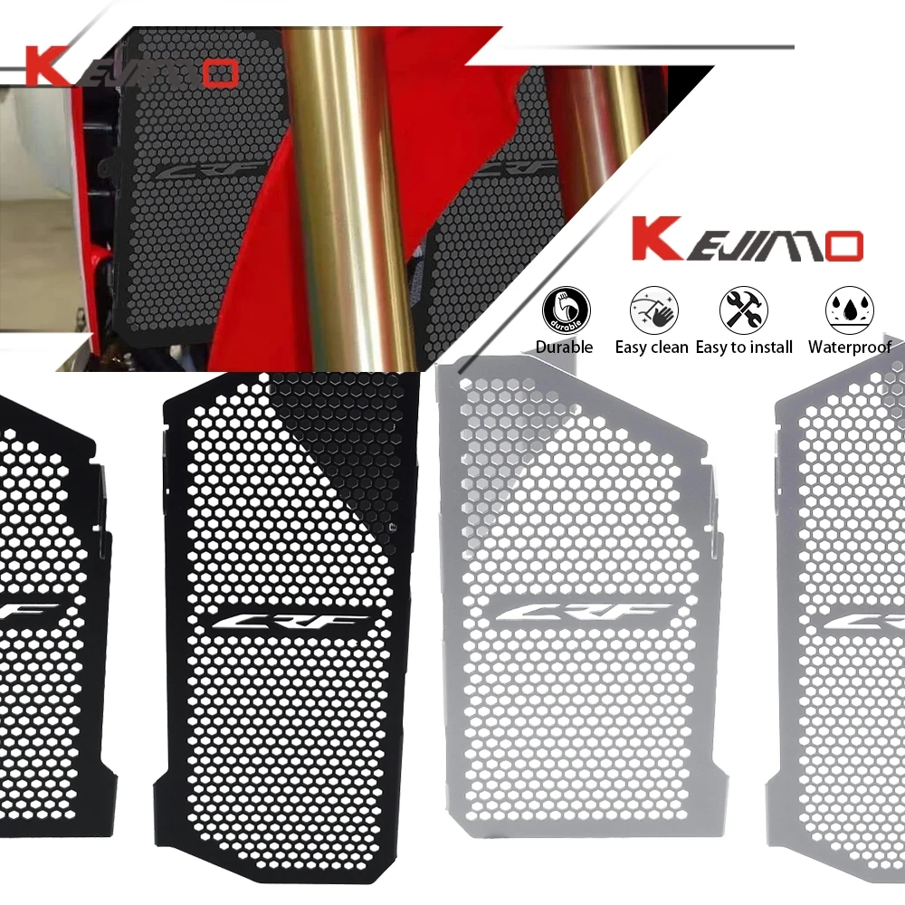 

Motorcycles For Honda CRF450RL CRF 450RL Radiator Guard Grille Cover Water Tank Net 2021-2022-2023-2024 CRF450 RL CRF 450 RL