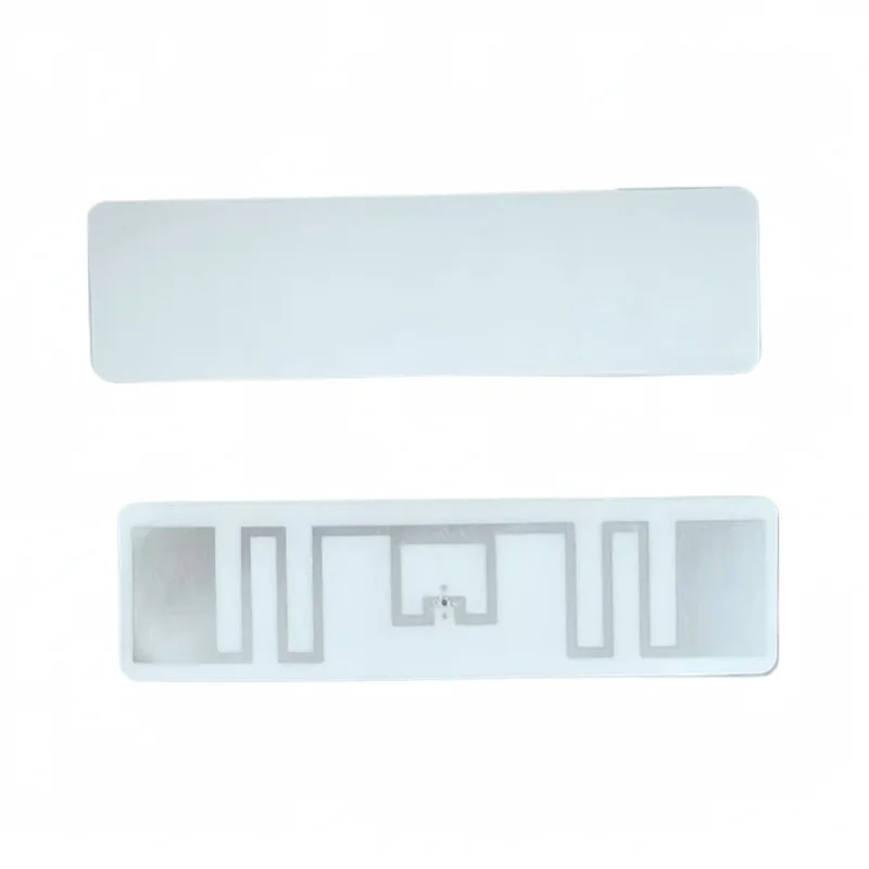250 Pieces 73*20  Passive 860-960mhz U8/U9/KU7 Flexible Uhf Rfid Tag Inlay Label Sticker for Asset Inventory
