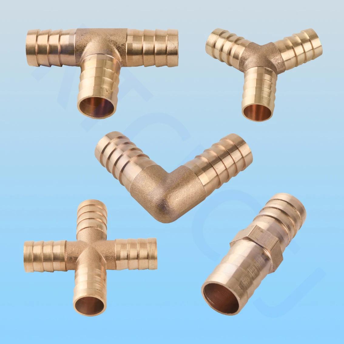 

Brass Barb Pipe Fitting 2 3 4 way connector For 4mm 5mm 6mm 8mm 10mm 12mm 16mm 19mm hose copper Pagoda Water Tube Fittings