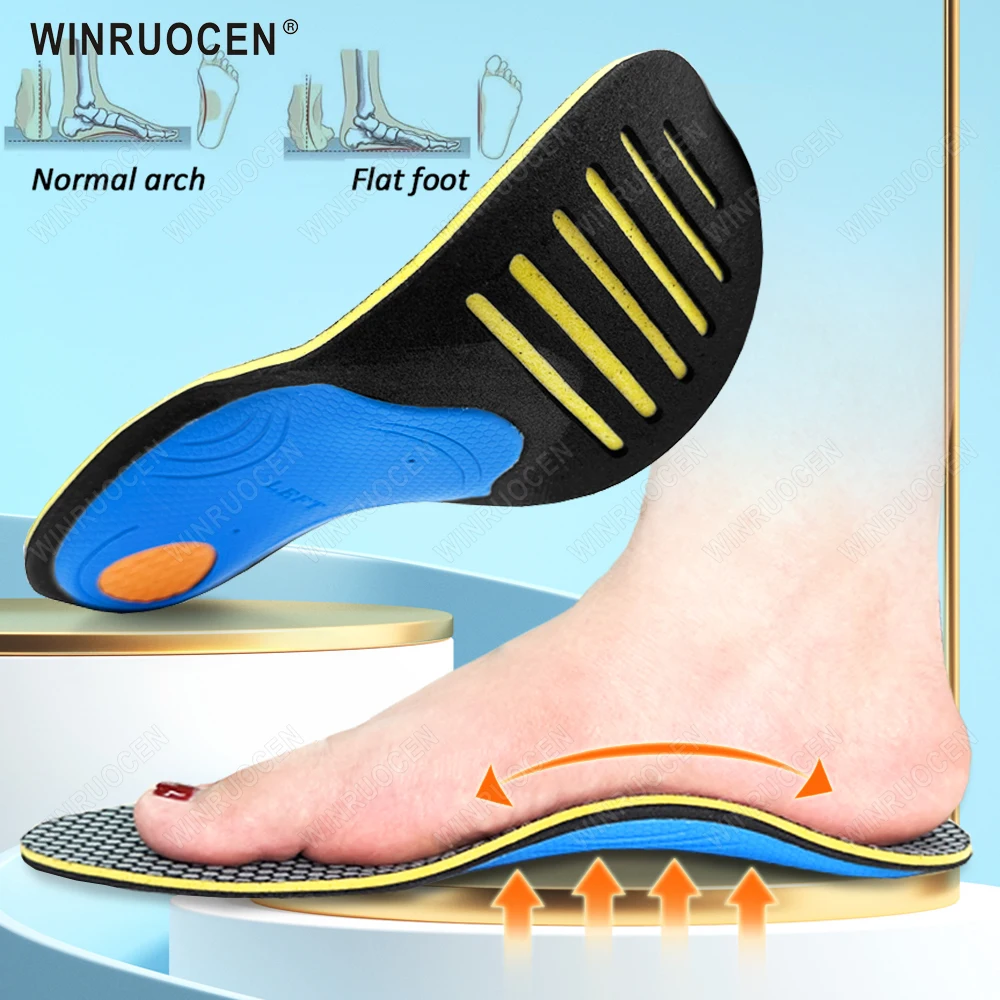 

Orthopedic High Arch Support Insole Flat Feet Basketball For Men Women Shoe Inserts Plantar Fasciitis Sports Correction Pads