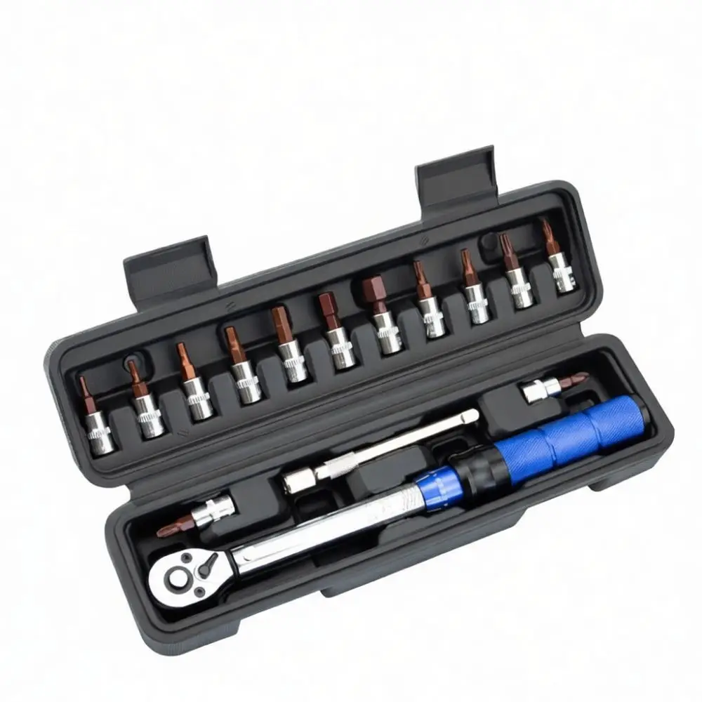 Preset 1 4 Torque Wrench Ratchet Spanner Adjustable Hand Tool Kit Professional Workshop Gear For Cycling Repairs