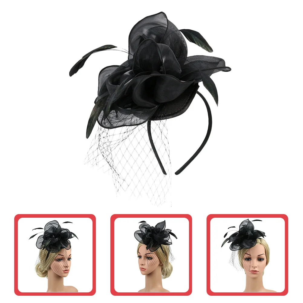 

Чародейская шляпа, повязка на голову, чародеи для женщин, шляпа для чаепития, нежный головной убор для особых случаев, повязка на голову-волшебник