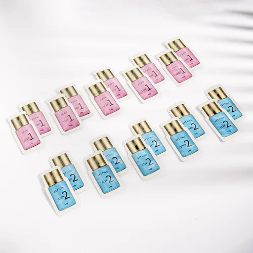 Imagen 2 del producto Bolsita de loción de levantamiento de pestañas, 0,8g por bolsa, Permanente de Pestañas y Loción de ajuste, 8-12 minutos, herramientas de maquillaje de ojos, 10 pares/lote