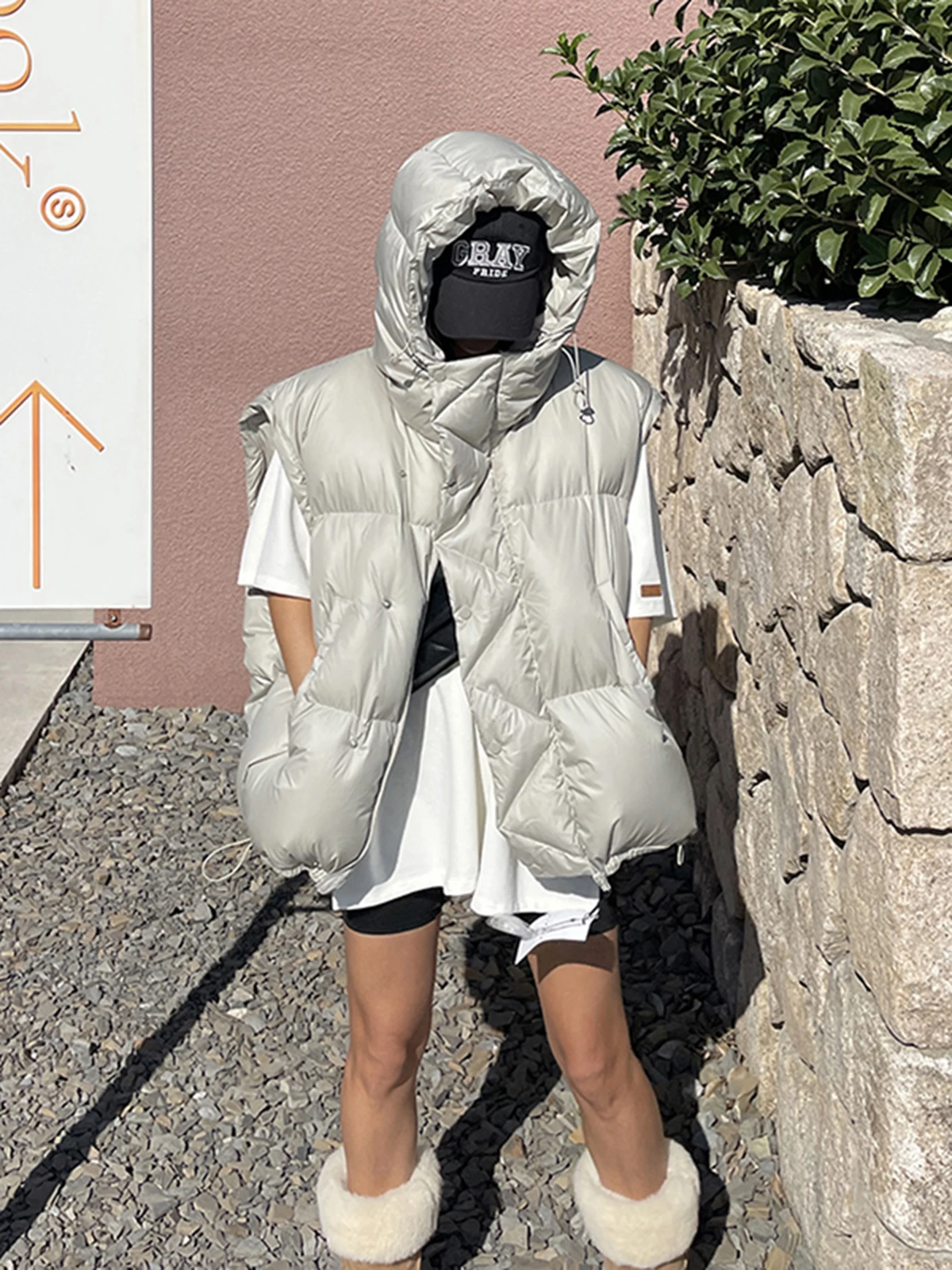 Dongda Gate ort desmontable Du down Jaet mujer Thi cálido tamaño pequeño pan Sle cierre de cremallera coreano Sle corte recto