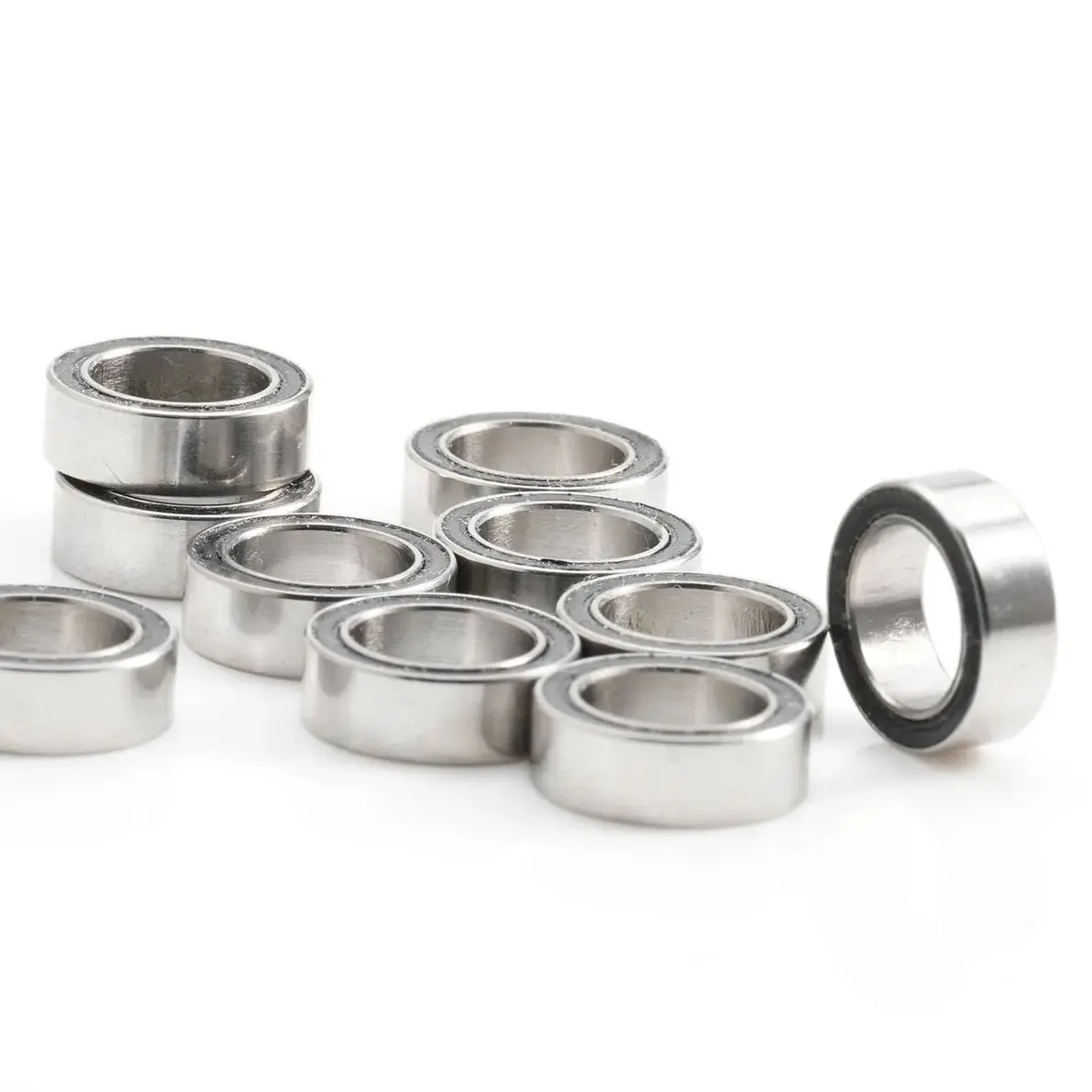 R168RS Lager ABEC-7 10Pcs 1/4 "X3/8" X1/8 "Inch Miniatuur R168 2RS Bal lagers Voor Rc Model Onderdelen R168-RS RI-614DD