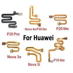 NEW Home Button Fingerprint Touch Id Sensor Connector Flex Cable For Huawei Nova 3 3i 4 4e 5 5i Pro P10 P20 Pro P30 Lite