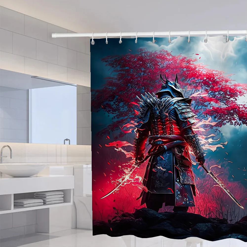 J-Japanese SamuraiS tende da bagno per case camere tenda da bagno doccia accessori divisori pieghevoli camere da letto Quarto il Set