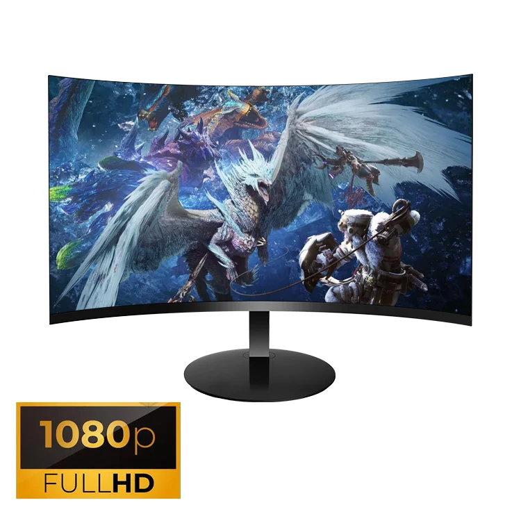 Tecmiyo New 2K 5K 27inch Curved Monitor Gaming Esports Computer Monitor 144hz 165hz Ips VA Gaming Monitors Pc