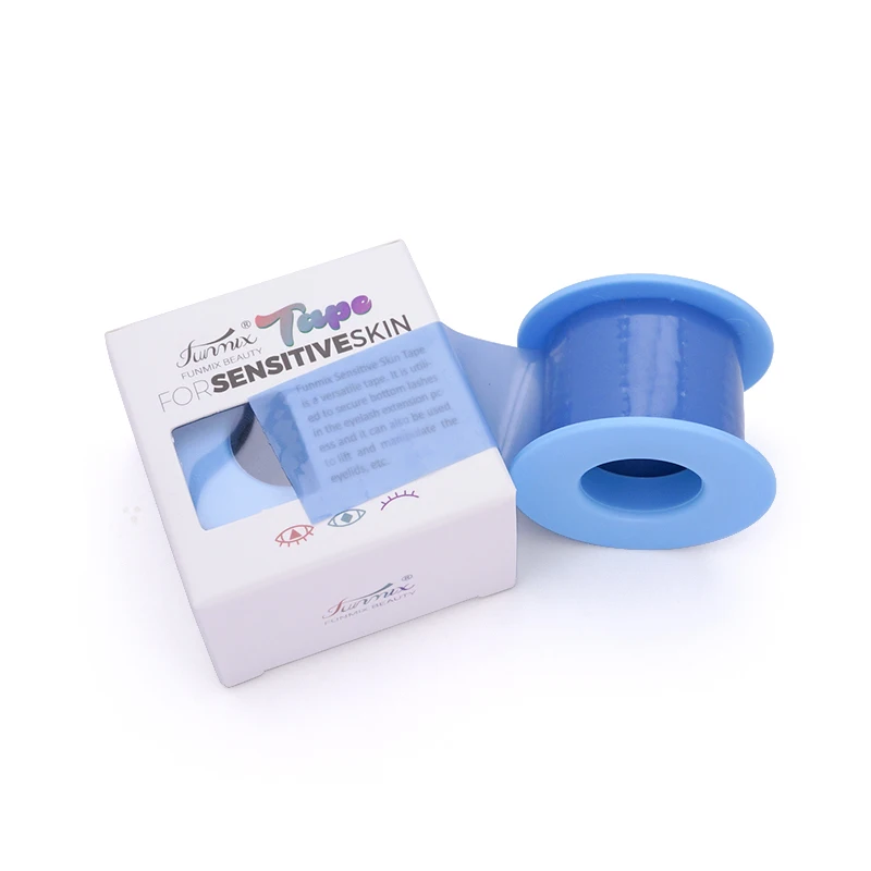1 Stück Mikroporen-Silikon-Gel-Wimpernband aus Vliesstoff, atmungsaktiv, für empfindliche Haut geeignet, resistentes Unter-Augen-Pad für Wimpernverlängerungswerkzeuge – Detail 3