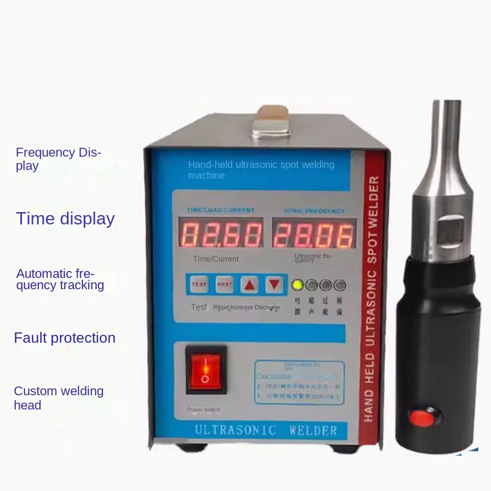 Ultrasonic Plastic spot Welding Machine 700W Plast Welder110V/220V Ultrasonic Welding Equipment Car Body Repair With Two Nozzels