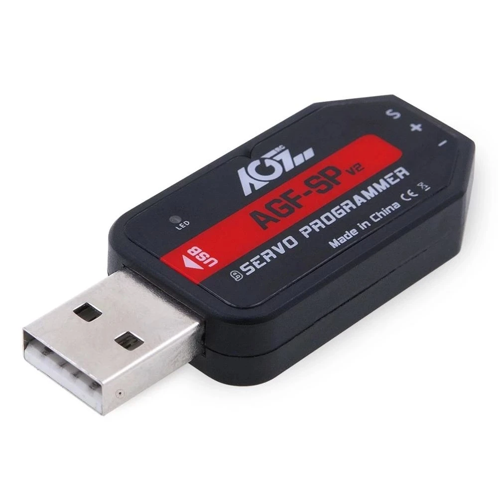 ASS 로고가있는 AGFrc 프로그래머블 서보 용 AGF-SPV2 USB 프로그램 카드