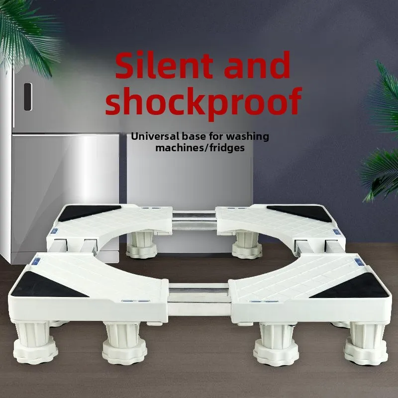 universal-washing-machine-stand-with-casters-brake-height-adjustment-mobile-base-for-home-organizing-plastic-material